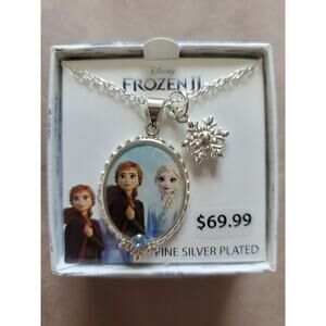 Disney's Frozen II Elsa and Anna Pendant Necklace